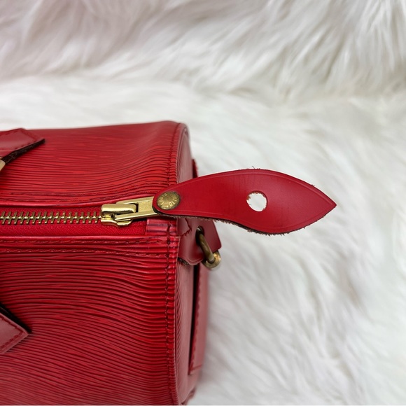 LOUIS VUITTON EPI RED SPEEDY 30 - Picture 2 of 16